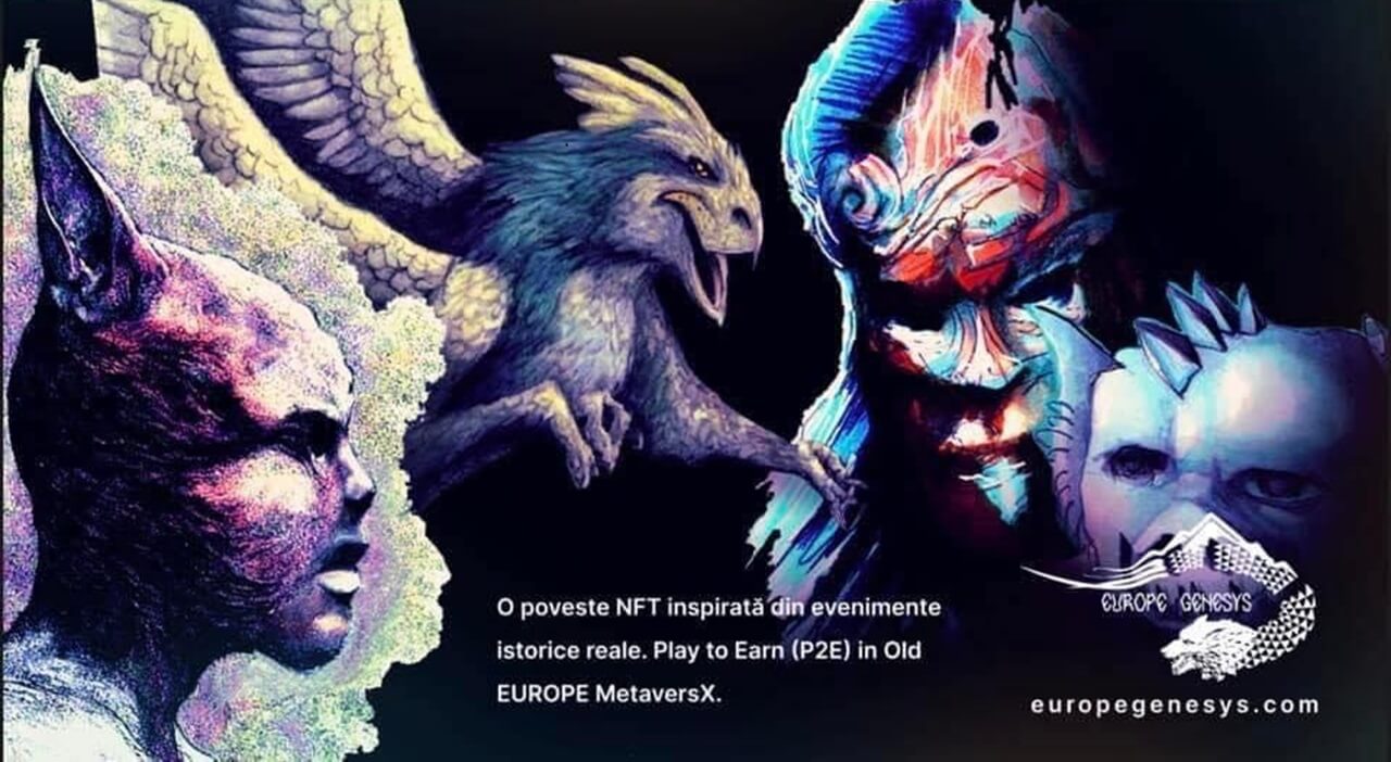 Ilustratie pentru Copii NFT Play To Earn Europe Genesys MultiversX