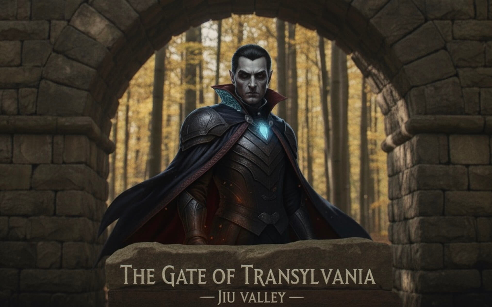 The THRONE of Dracula from the Gate of Transylvania